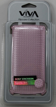Чехол для Sony Ericsson Xperia Arc S Viva Madrid Flip Pink